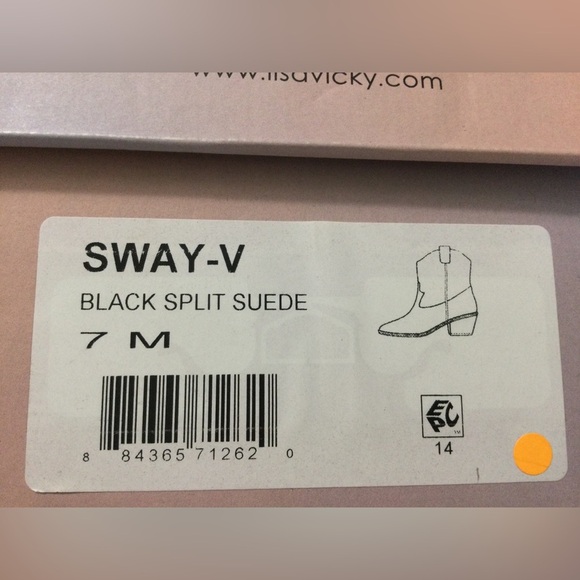 Lisa Vicky Sway Point Toe Healed Bootie Size 7M - Picture 7 of 12